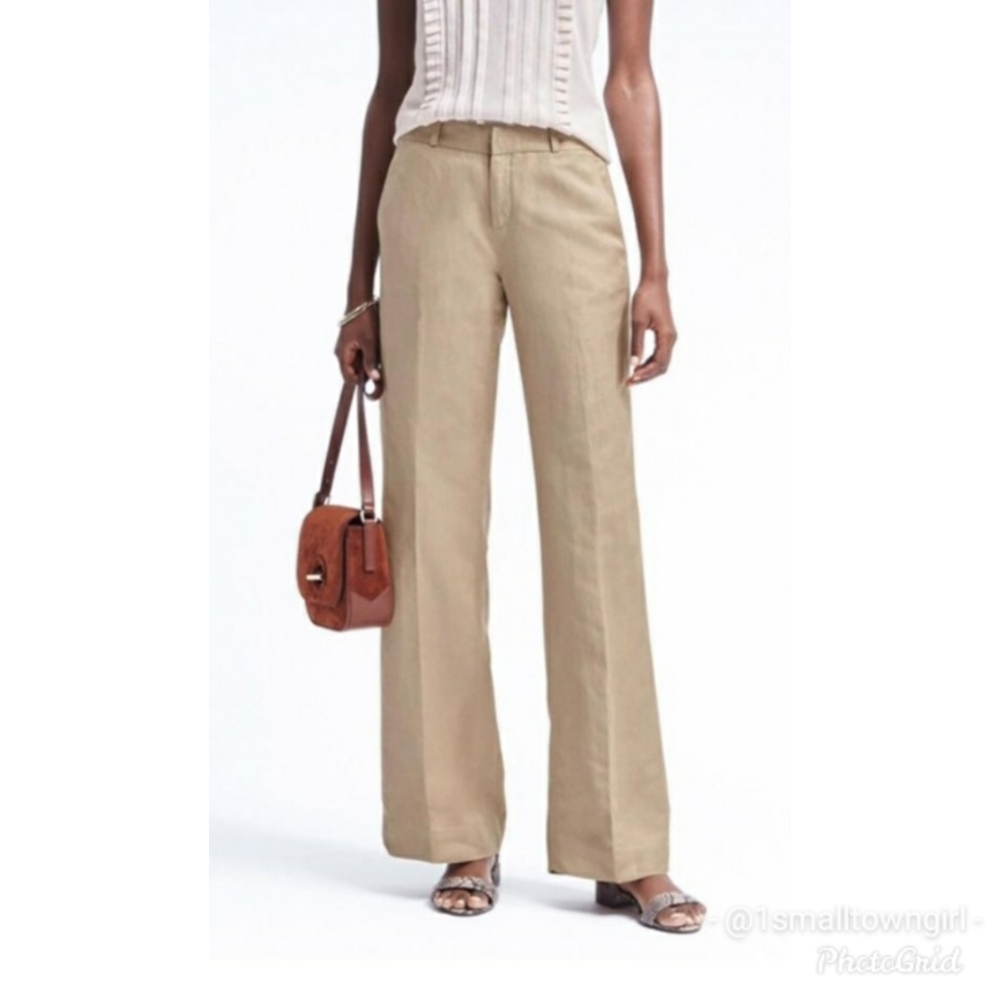 Banana Republic Ryan fit trousers wool blend 8